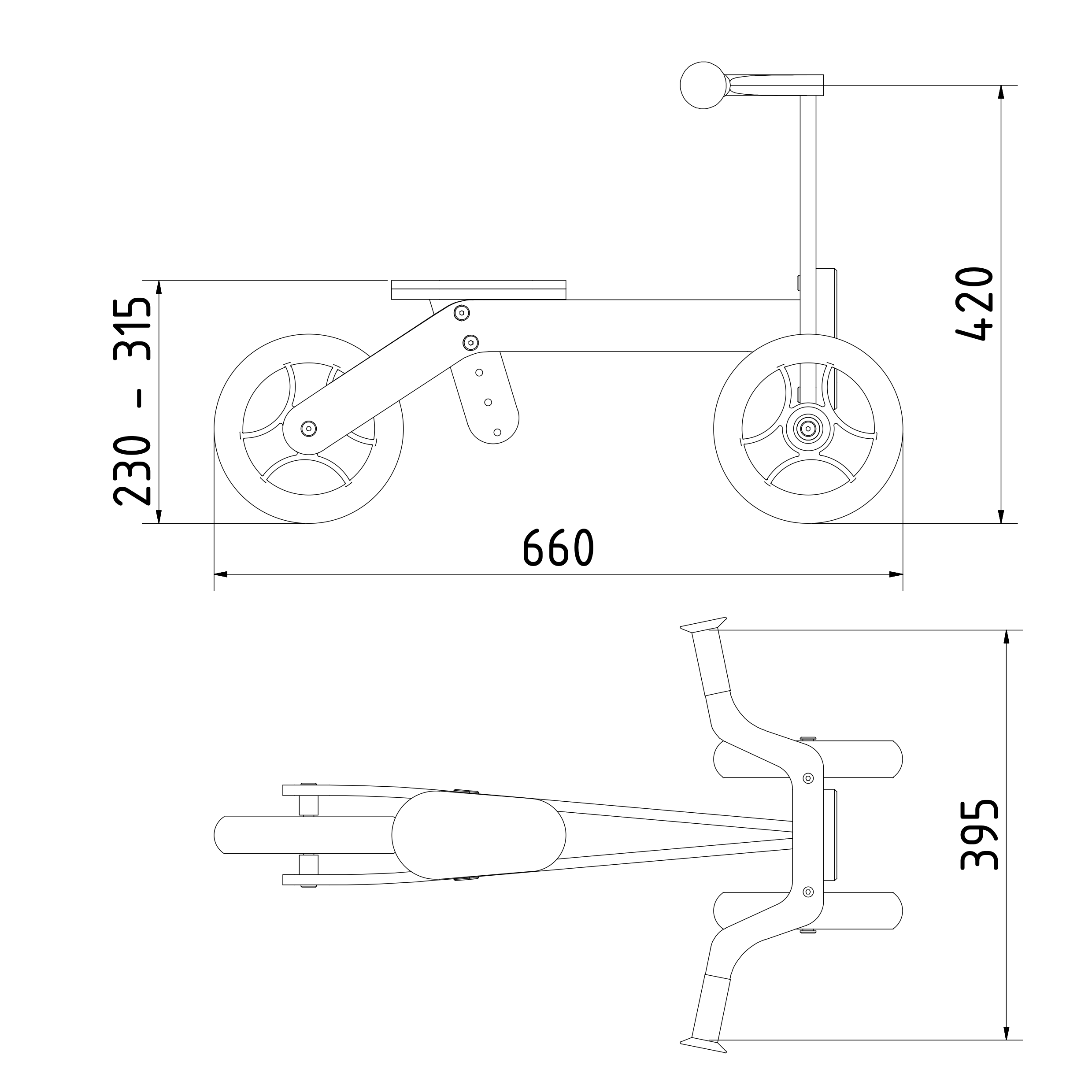 Model S-basic dimensions